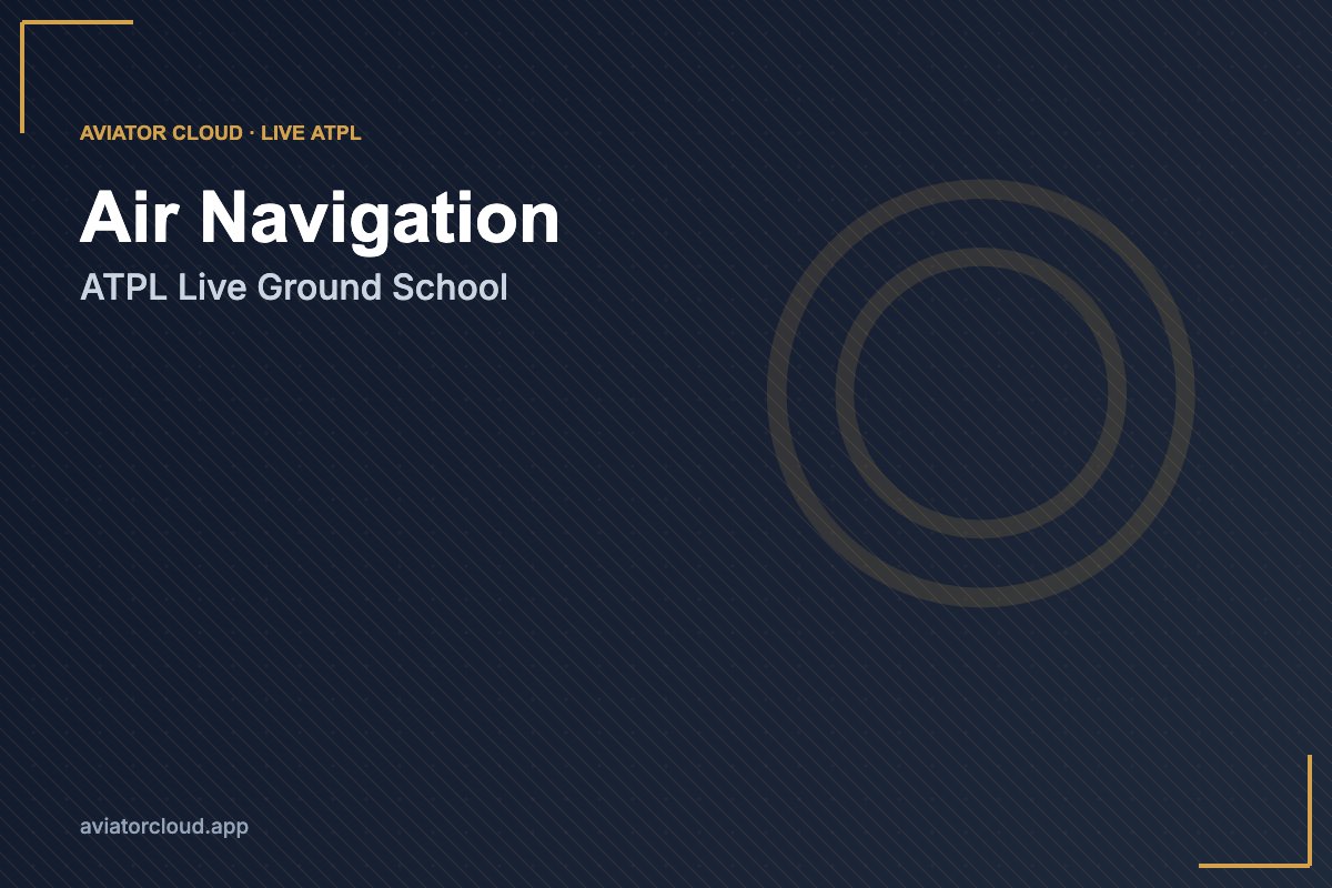Aviator Cloud — Air Navigation course cover (variant 1)