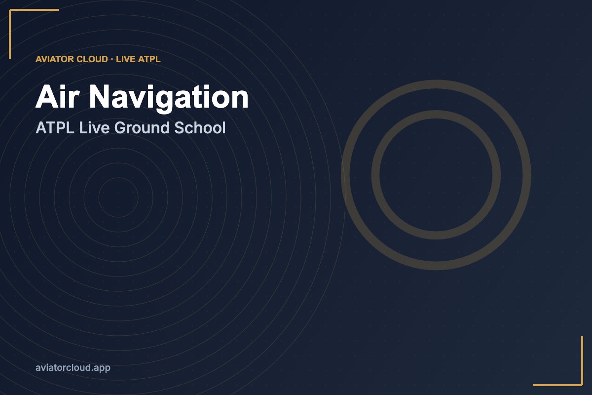 Aviator Cloud — Air Navigation course cover (variant 2)