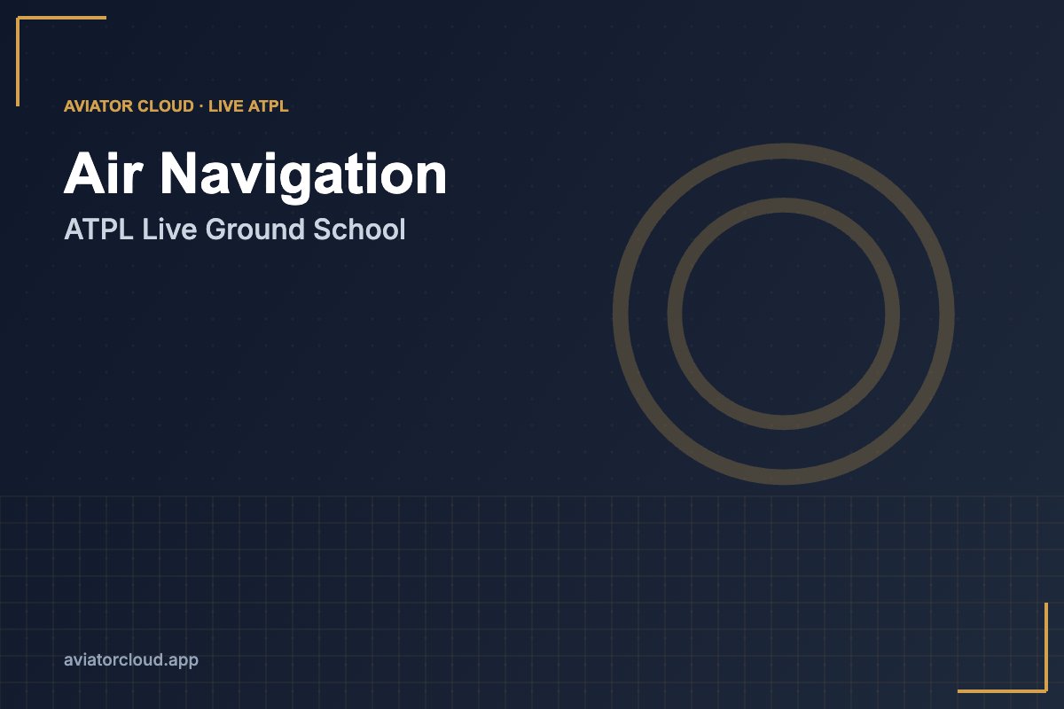 Aviator Cloud — Air Navigation course cover (variant 3)